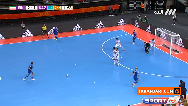 گل دوم قزاقستان به ایران (ایران 2-2 قزاقستان)