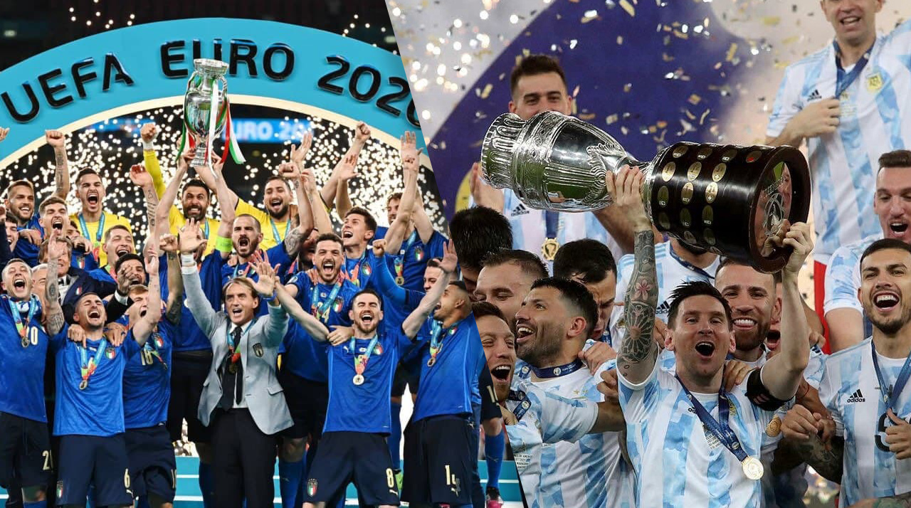 قهرمانی ایتالیا - قهرمانی آرژانتین