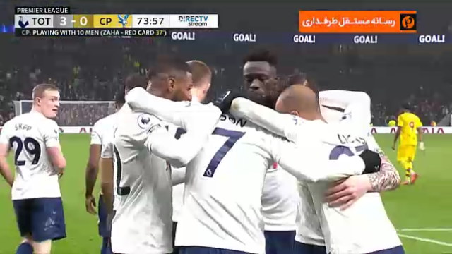 شادی گل سون هیونگ مین همراه بازیکنان تاتنهام به سبک مرد عنکبوتی / فیلم